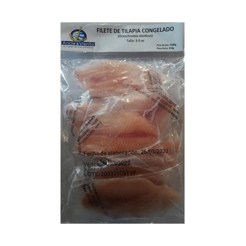 Filete De Tilapia Ancla Y Viento 1000 g