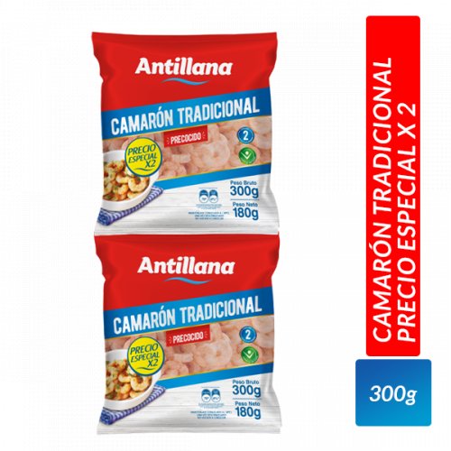 Camarón Antillana Tradicional 300 g $Esp Und
