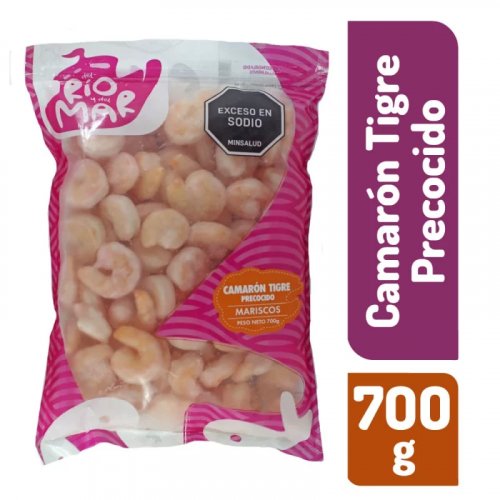 Camaron Mediano Del Rio Y Del Mar Precocido x 700 g
