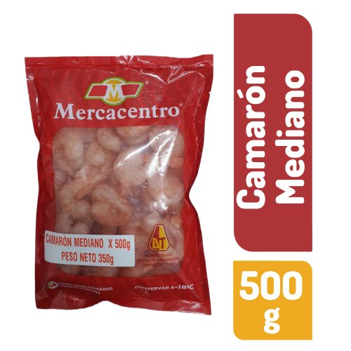 Camarón Mediano Mercacentro x 500 g