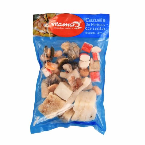 Cazuela De Mariscos Vitamar Cruda x 475 g
