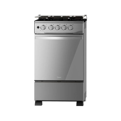 Estufa Midea Xtra Cook 20 Pulgadas 4 Puestos Inox MGS20FS1LFAWMSS-CO