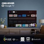 Televisor Challenger 65 Pulgadas 4K Smart Google Tv 65KG85