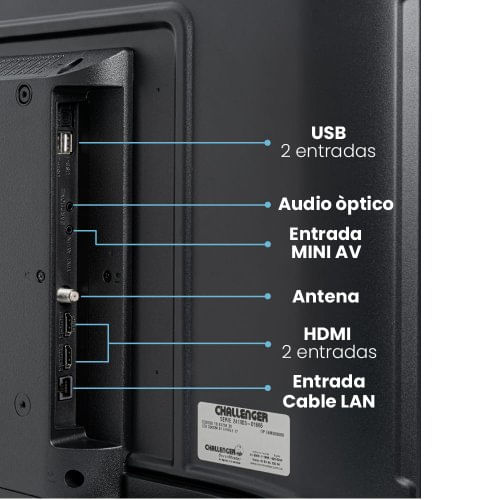 Televisor Challenger 32 Pulgadas Google Tv Led 32KG84