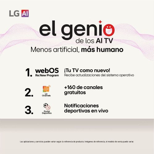 Televisor LG 50 Pulgadas UHD 4K Smart TV 50UA7300PSB.AWC