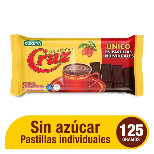 Chocolate Cruz Sin Azúcar 125 g