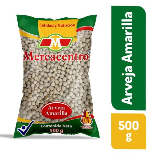 Arveja Amarilla Seca Mercacentro 500 g