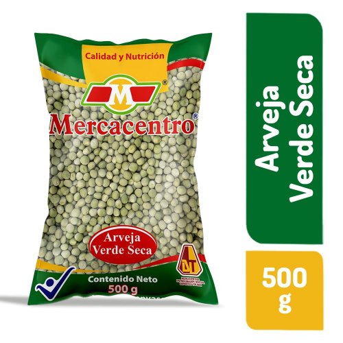 Arveja Verde Seca Mercacentro 500 g