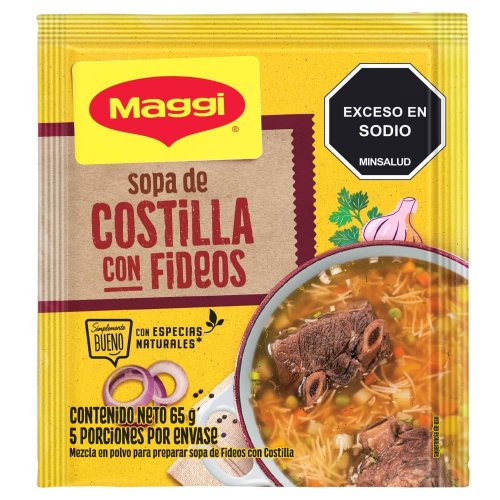 Misopa Maggi Costilla Fideo 65 g