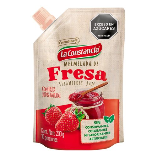 Mermelada La Constancia Fresa Doypack 200 g