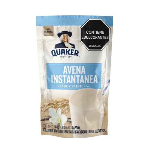 Avena Quaker Instantánea Vainilla x 180 g