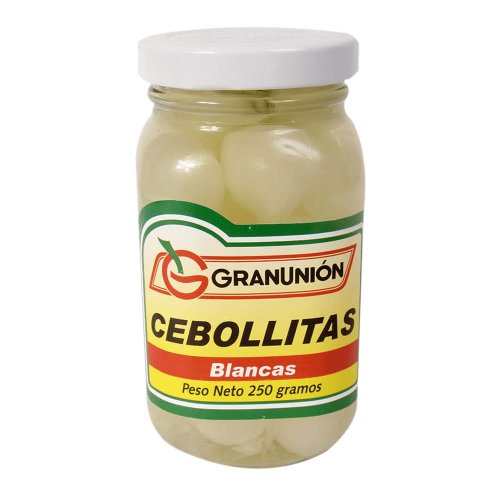 Cebollitas Gran Unión Blanca 250 g