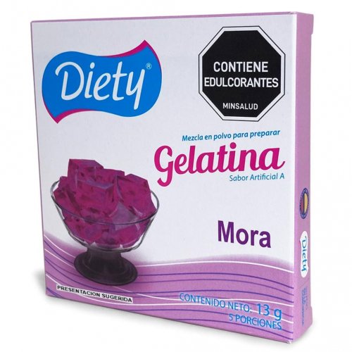 Gelatina Diety x 13 g Mora