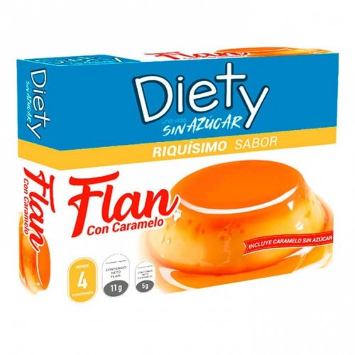 Flan Diety x 11 g Caramelo