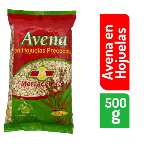 Avena Mercacentro Hojuelas 500g