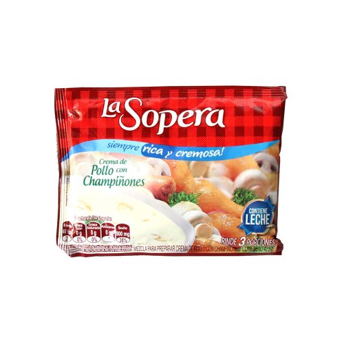 Crema Sopera Pollo Champiñones 3 Porciones 39 g