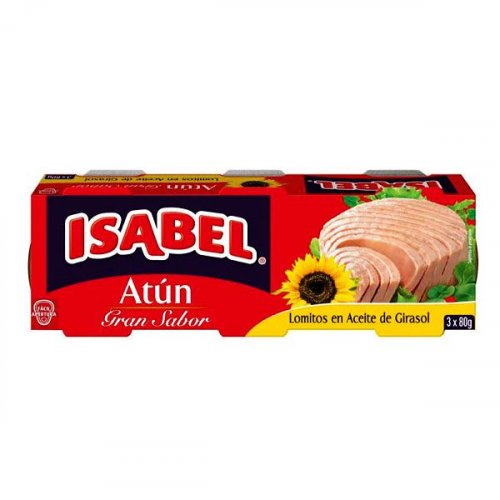 Atun Isabel 3 x 80 g Aceite