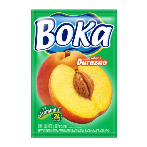 Boka Durazno 2 Litros x 18 g