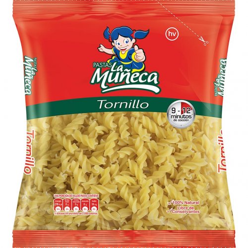 Pasta La Muñeca Tornillo 250 g