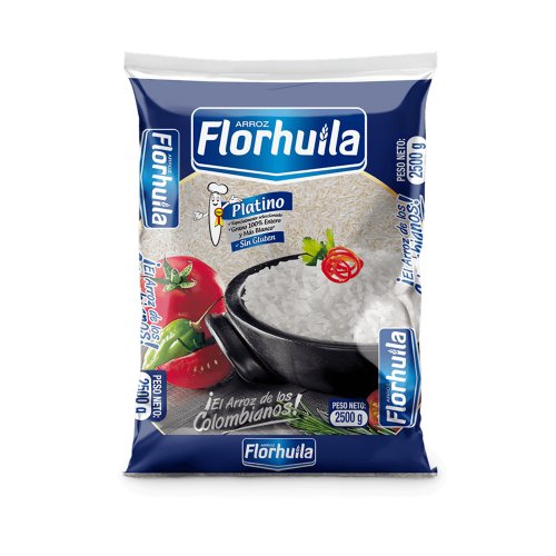 Arroz Florhuila Platino 2500 g
