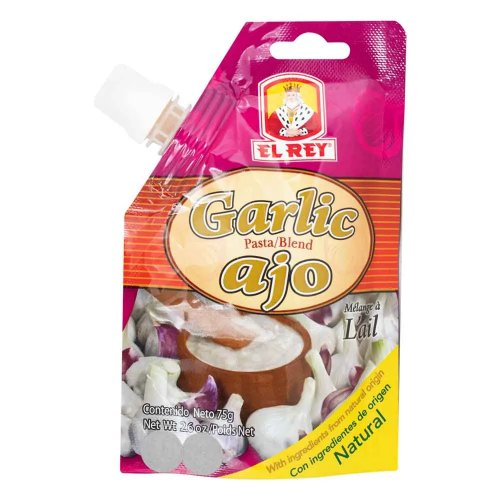 Mezcla El Rey En Pasta Para Condimentar Con Ajo Doypack x 75g