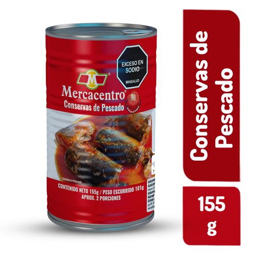 Conserva De Pescado Mercacentro Slsa De Tomate 155 g