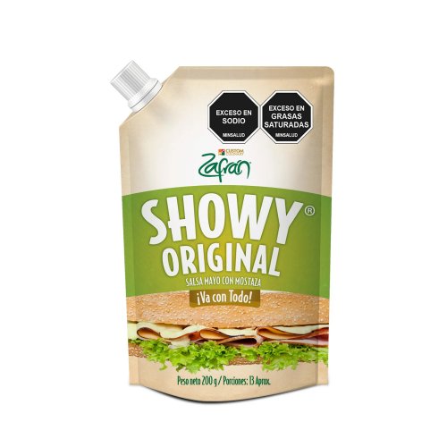 Salsa Showy Doypack Zafrán Original 200 g