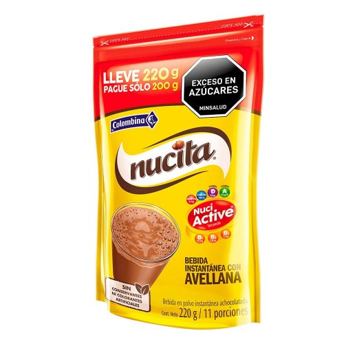 Nucita Achocolatada Pague 200 g - Lleve 220 g