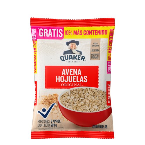 Avena Quaker Hojuelas x 220 g