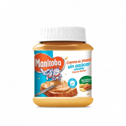 Crema De Maní Manitoba Sin Azúcar 200 g