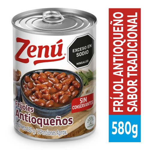 Fríjoles Antioqueños Zenu 580 g