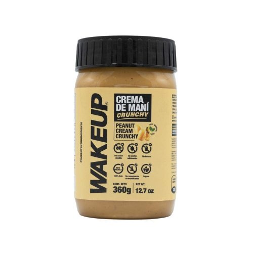 Crema De Mani Wakeup x 360 g Crunchy