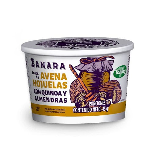 Avena Zanara Hojuelas Miel 45 g