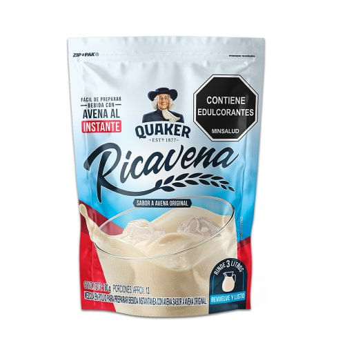 Ricavena Quaker Original Doypack x 180 g