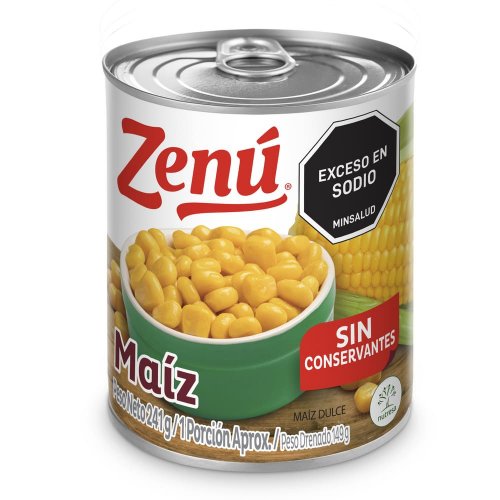 Maíz Tierno Zenu Lata 241 g
