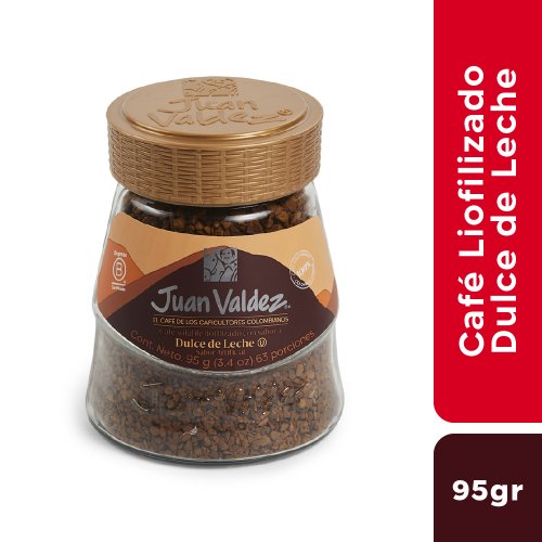 Café Juan Valdez Liofilizado Dulce de Leche 95 g