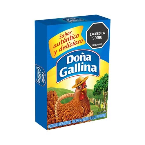 Caldo Doña Gallina x 8 Cubos x 84 g