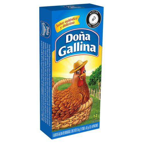 Caldo Doña Gallina x 12 Cubos x 126 g