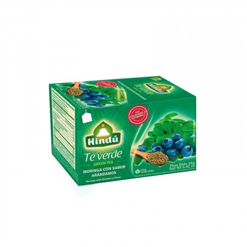 Te Hindu Verde Moringa Arandanos x 20 und