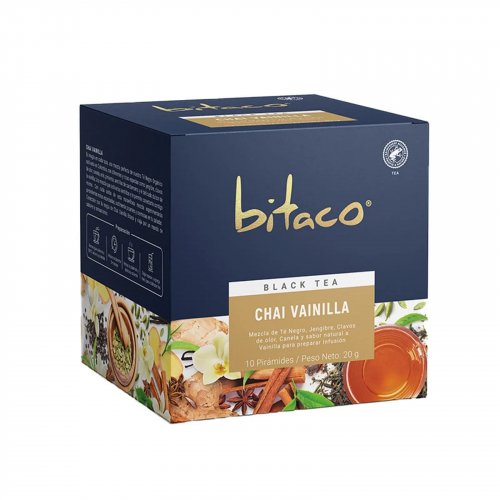 Te Negro Bitaco Chai Vainilla x 10 und
