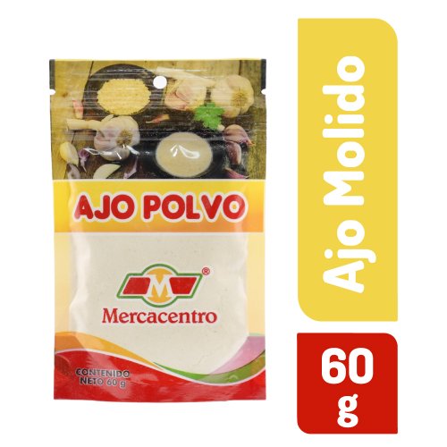 Ajo Molido Mercacentro x 60 g Doypack