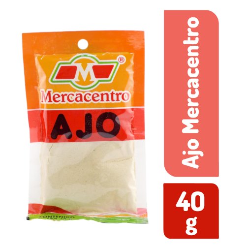 Ajo Molido Mercacentro x 40 g Bolsa