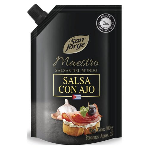 Salsa San Jorge Maestra Con Ajo 400 g