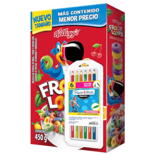 Froot Loops Kellogg´s Mas Colores 450 g