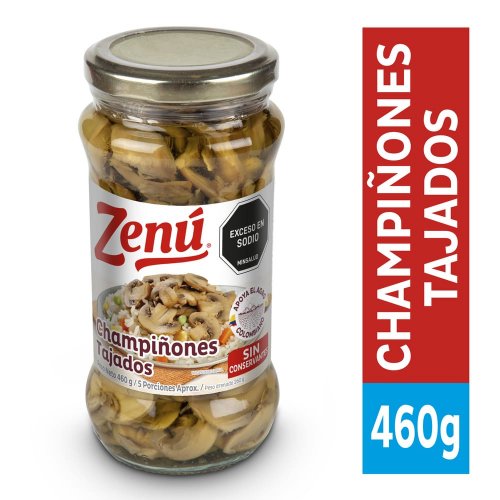 Champiñones Zenu Tajados x 460 g