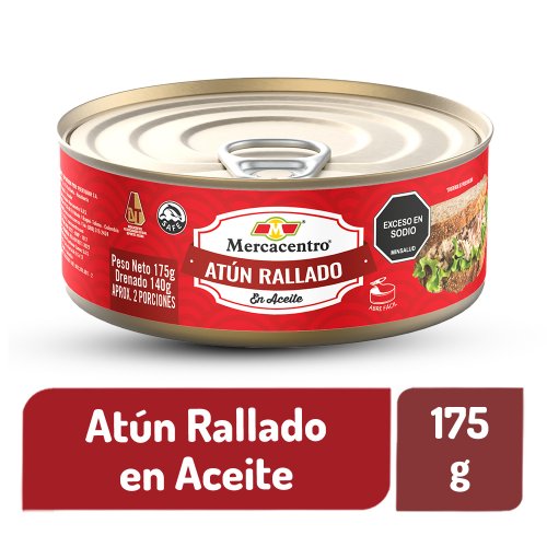 Atun Mercacentro Rallado Aceite 175 g