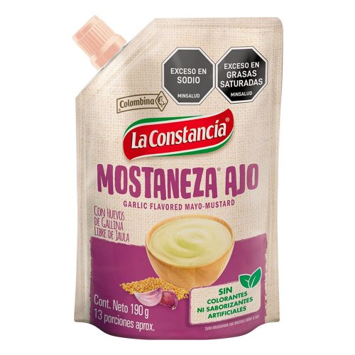 Mostaneza Ajo La Constancia x 190 g