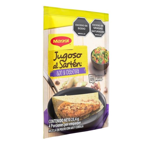 Jugoso Al Sarten Maggi Ajo y Cebolla Menos Sodio 23.4 g