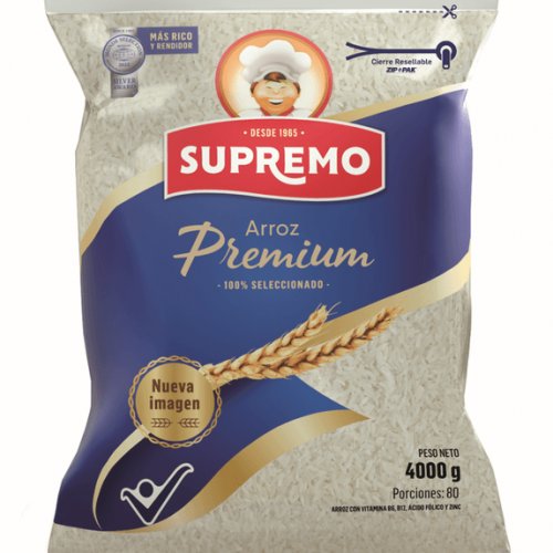 Arroz Supremo Premium x 4000 g
