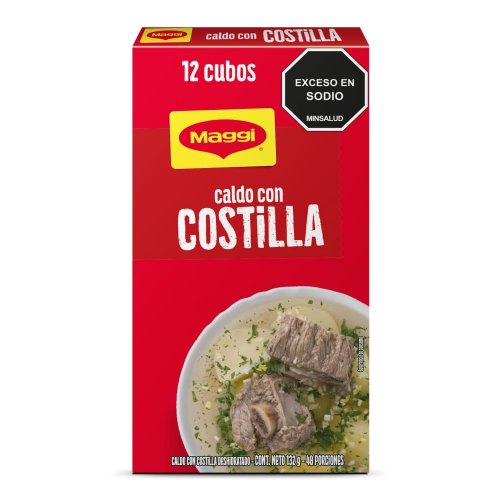 Caldo Maggi Costilla 12 Cubos  x 11 g